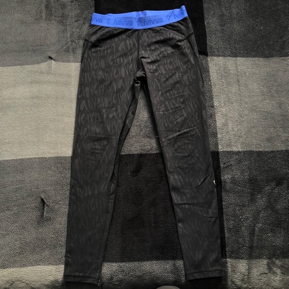 ivivva athletic leggings with mesh - Picture 2 of 4